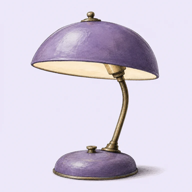 Illustrated unbranded lamp